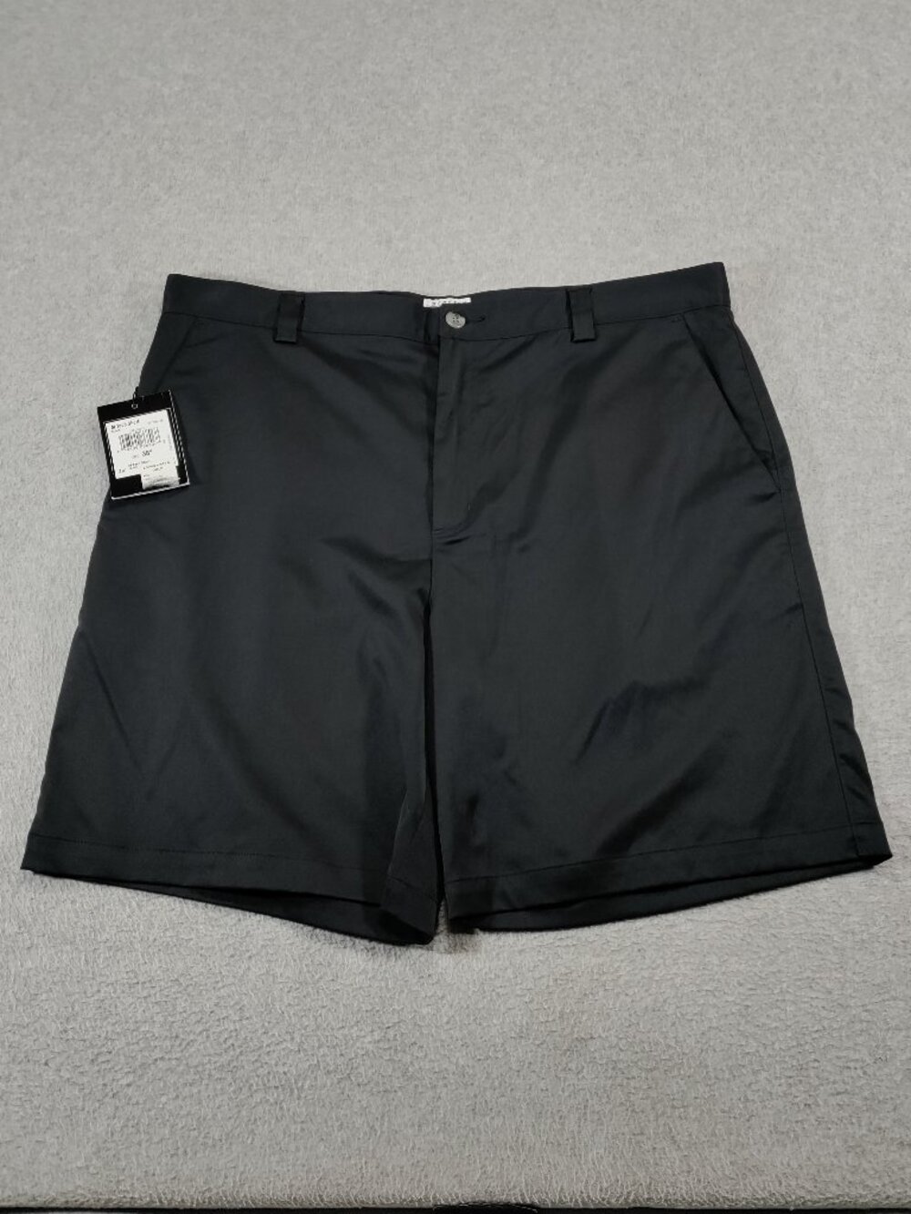 adidas M Tech Golf Shorts Mens 38 (38x9) Black Stretch AE7004 NW